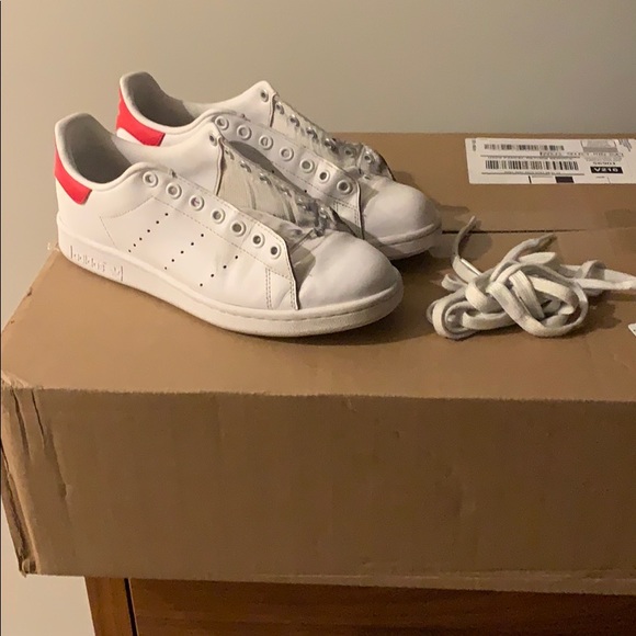 adidas Shoes - Adidas Stan Smith red size 8.5
